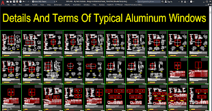 Typical Aluminum Windows Dwg Pdf