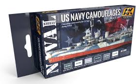 Navy Camouflages Acrylic Paint Set