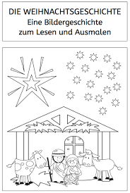 Klasse 1 · klasse 2 · klasse 3 · klasse 4 · online lernen. Weihnachtsgeschichte Bildergeschichte Zum Lesen Und Ausmalen