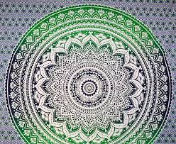 Green Ombre Wall Hanging Tapestry