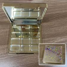 gold empty magnetic eyeshadow palette