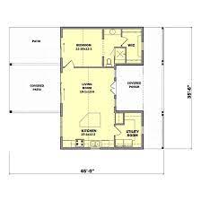 Small House Plans Floor Plan 1 Bedrms