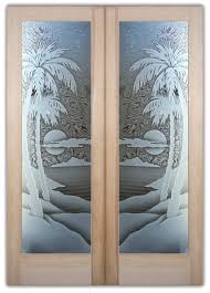 glass entry doors eclectic etched