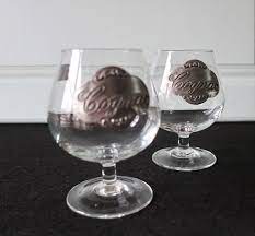 Set Of Two Cognac Glasses Luminarc