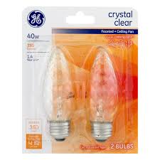 Save On Ge Faceted Ceiling Fan Light Bulb Crystal Clear 40w Order Online Delivery Giant