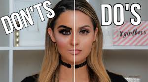 makeup mistakes to avoid do s don