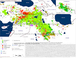 kurdistan religious makeup map r