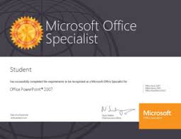 Microsoft Powerpoint Certificate