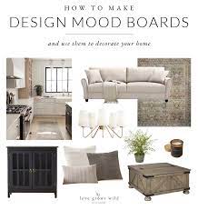 how to make design mood boards use