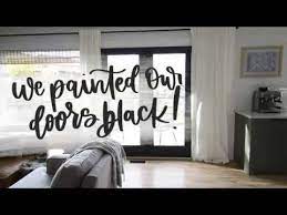 Painting Doors Black Transforms The
