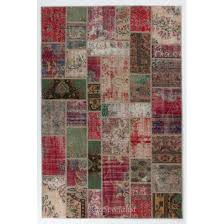 handmade oriental patchwork rug