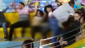 Funny girls slingshot roller coaster ride fails. Oh No Woman Suffer Serious Wardrobe Malfunction On Ride Video Dailymotion