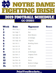 Useful In Season Info Notre Dame Football News And Talk