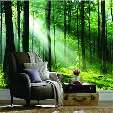 Forest Light Wall Mural Wallaper