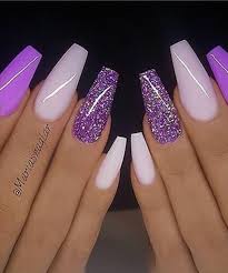 Alibaba.com offers 1,291 nail art lavender products. 20 Lavender Coffin Nails Design For Acrylic Nails 2020 Latest Fashion Trends For Woman Purple Acrylic Nails Acrylic Nails Coffin Short Coffin Nails Designs