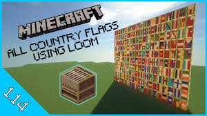 Velg blant mange lignende scener. Minecraft All Country Flags Using Loom In 1 14 And Beyond Youtube