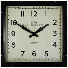 Smiths 41cm English Wall Clock Chrome