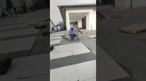 car porch floor tile installation how