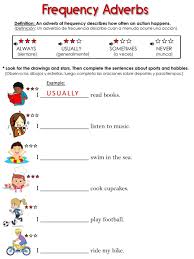 Useful list of adverbs of frequency. Frequency Adverbs Online Pdf Worksheet
