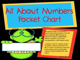 All About Numbers Pocket Chart