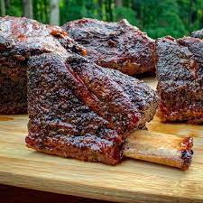 pellet grill smoked beef short ribs