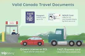 pport requirements for driving to canada