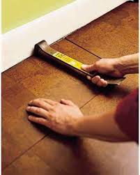 how to install cork floor forna