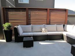 Slatted Privacy Screen Panels