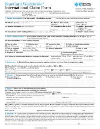 Anthem blue cross address for claim mailing of california. Blue Cross Blue Shield International Medical Claim Form Pdf Format E Database Org
