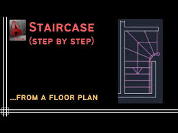 Autocad Draw A Staircase For A Floor