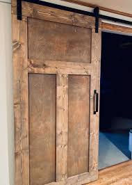 simple sliding barn door build it thrifty