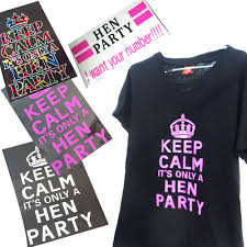 Us 2 59 Hen Party Fun Joke T Shirt Transfer 50 Off For 3pcs Writing Keep Calm White Pink Multi Design Colors Wedding Event Bride Favor In Party Diy
