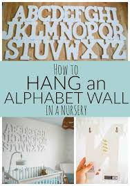 How To Hang An Alphabet Wall Diy Passion