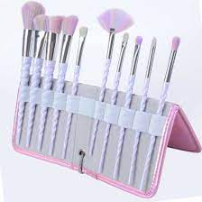 rainbow unicorn makeup brush set