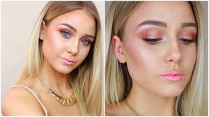 peach glow makeup tutorial you