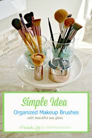 make this gl makeup brush holder