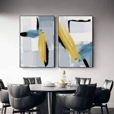2 Pieces Wall Art Abstract Painting