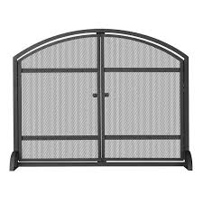 Panel Arch Top Fireplace Screen