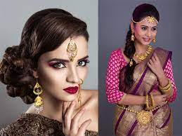 indian wedding reception hairstyles