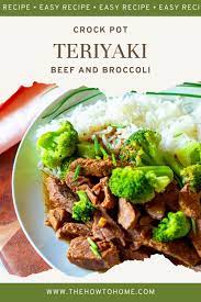 slow cooker teriyaki beef and broccoli