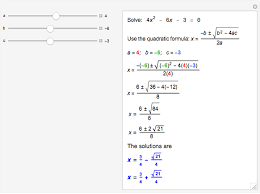 Solve Quadratic Equations With Integer