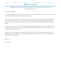 Cover Letter Templates My Perfect Cover Letter