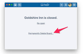 In order to delete a board, you'll need to close the board first. Deleting A Board Trello Help