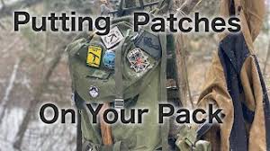 putting patches on your pack you
