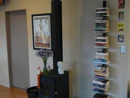 designer vertical bookshelf felt