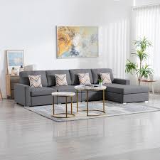 4pc Reversible Sectional Sofa Chaise