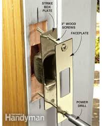 I promise that making your door kick proof is well worth the investment and it will not only give you peace of mind but also a real sense of security. How To Reinforce Doors Entry Door And Lock Reinforcements Diy Family Handyman