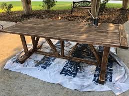 Diy Farmhouse Outdoor Patio Table Made