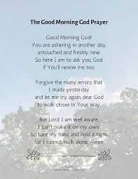 the good morning prayer free pdf