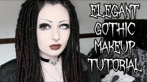 elegant goth makeup tutorial